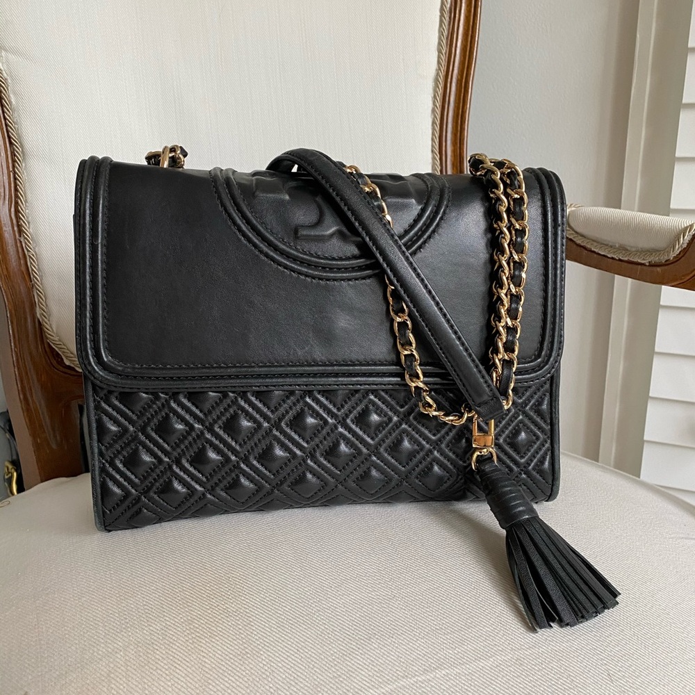 Tory Burch Fleming Large Quilted Shoulder Bag